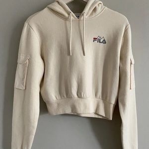 FILA x UO cropped hoodie sweatshirt